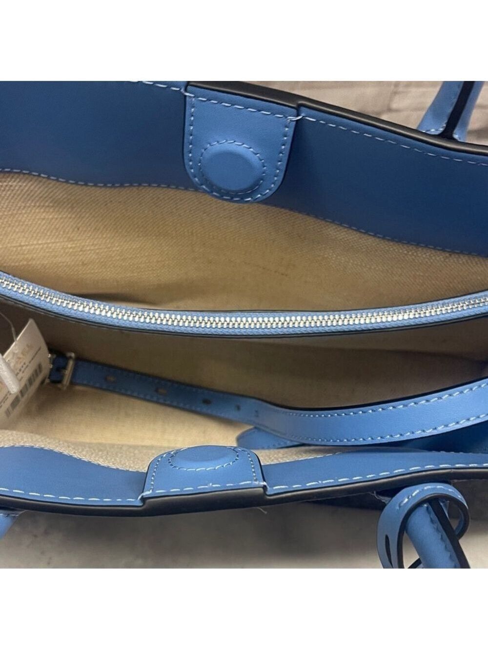 Michael Kors Scarlett Medium Satchel & Matching Wallet South Pacific Blue - Picture 5 of 14